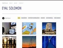 Tablet Screenshot of eyalsolomon.com